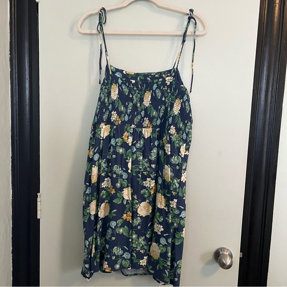 NWT Fit & Flare Tie Shoulder Dress - Picture 5 of 7